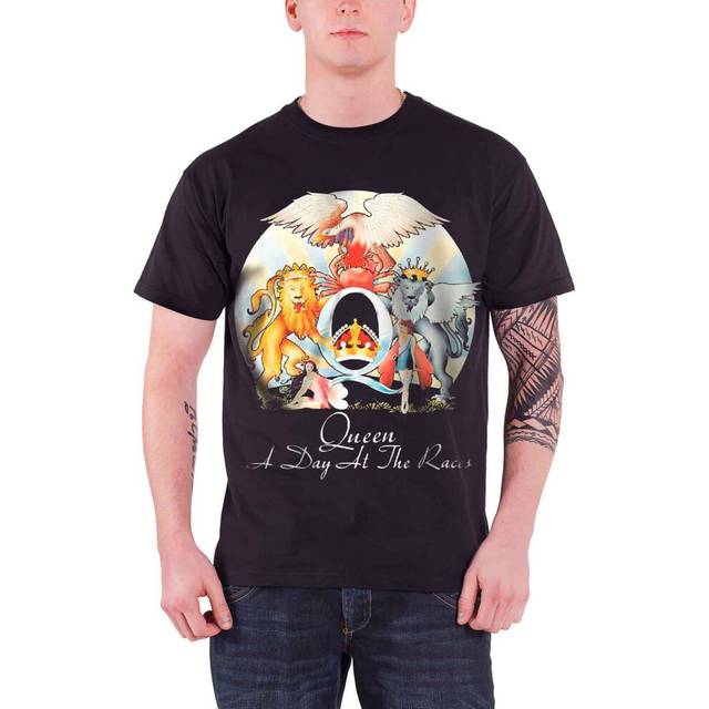 (XXL, Black) Queen A Day At The Races T Shirt