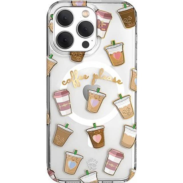 Velvet Caviar Compatible with iPhone 15 PRO Case Coffee for Girls [8ft Drop Tested] Compatible with MagSafe - Cute Protective Clear Phone Cases