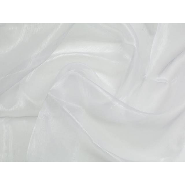 Minerva Core Range Sheer Organza Fabric White