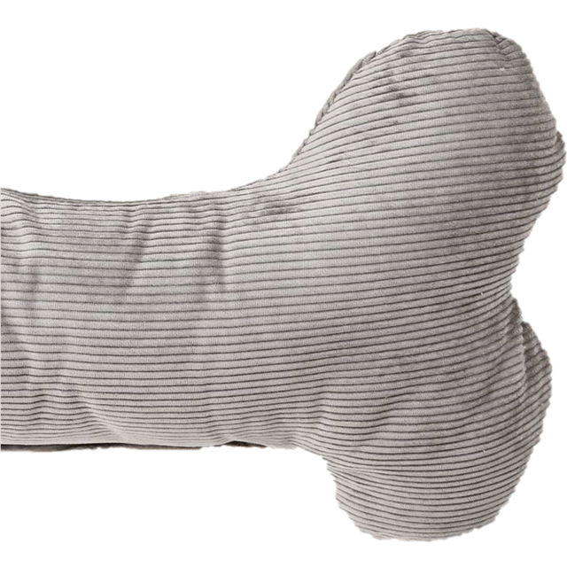 BiaBed Leksak Hundben Rib, 50cm, Grå