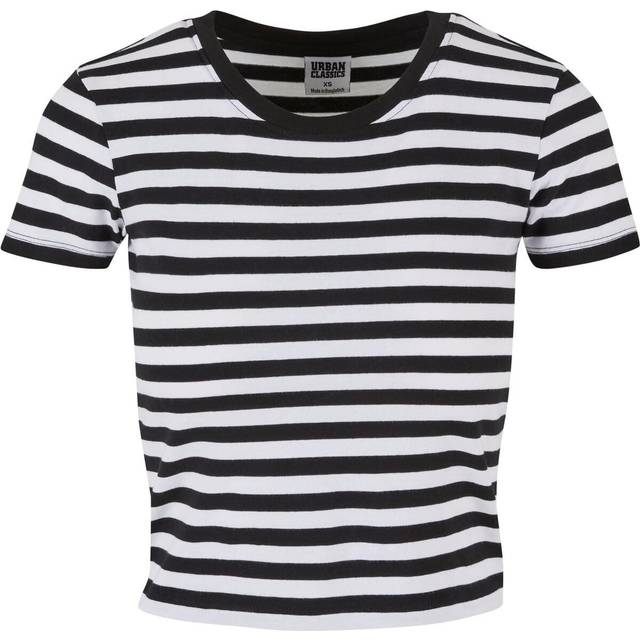 UC Ladies UC Short Striped Tee White / XL T-shirt