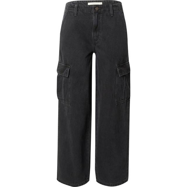 Black 94® Baggy Cargo Cotton Trouser (30 32)