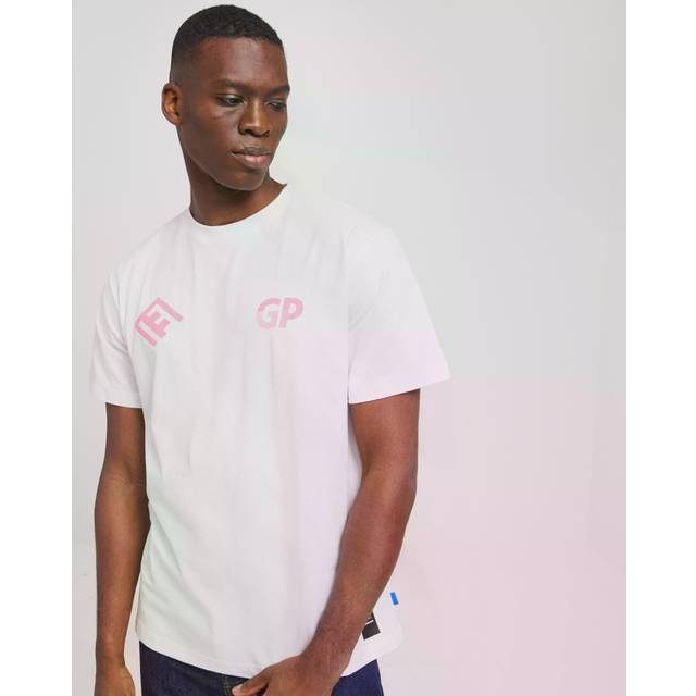 GARMENT PROJECT GP13 Logo Tee T-shirts med tryck Vit