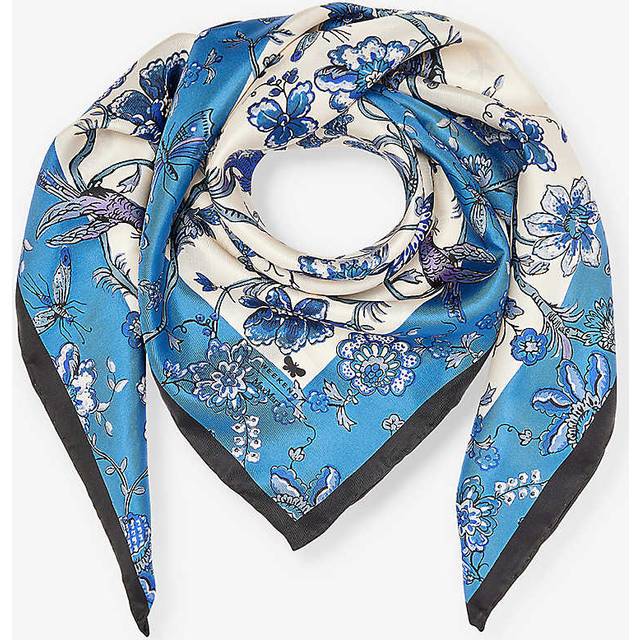 MAX MARA WEEKEND ONESTO BLUE FOULARD SCARF