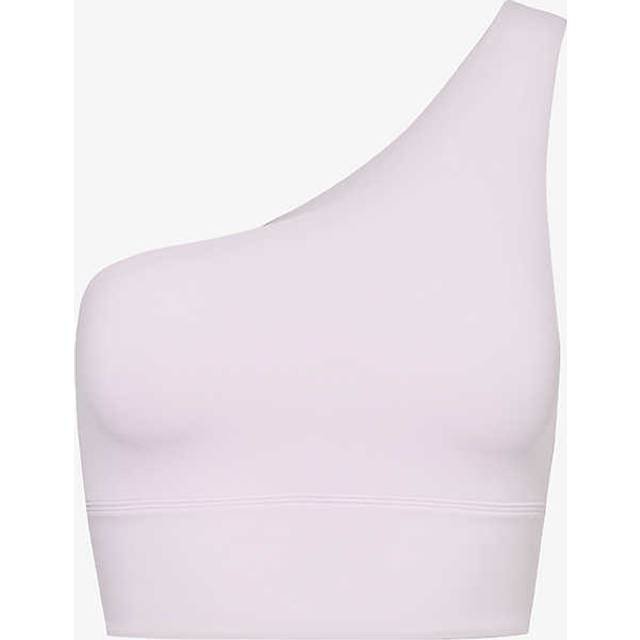 Lululemon Womens Lilac Ether Align Asymmetric-shoulder Stretch-woven Bra 12