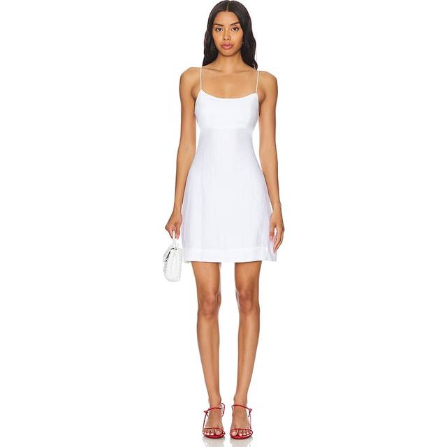Faithfull The Brand Antibes Linen Mini Dress