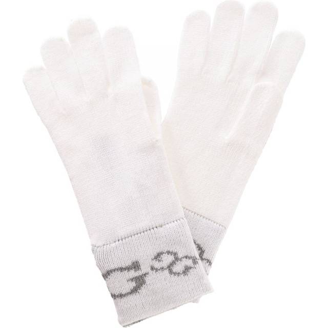 Guess AWU320VIS02 WoMens knitted gloves - White - Size Large