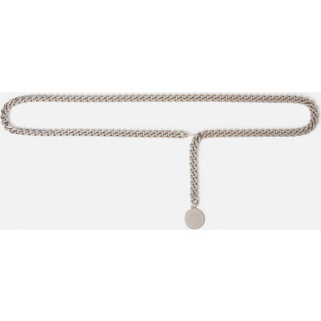 Stella McCartney - Falabella Chain Belt, Woman, Metallic silver, Size: L