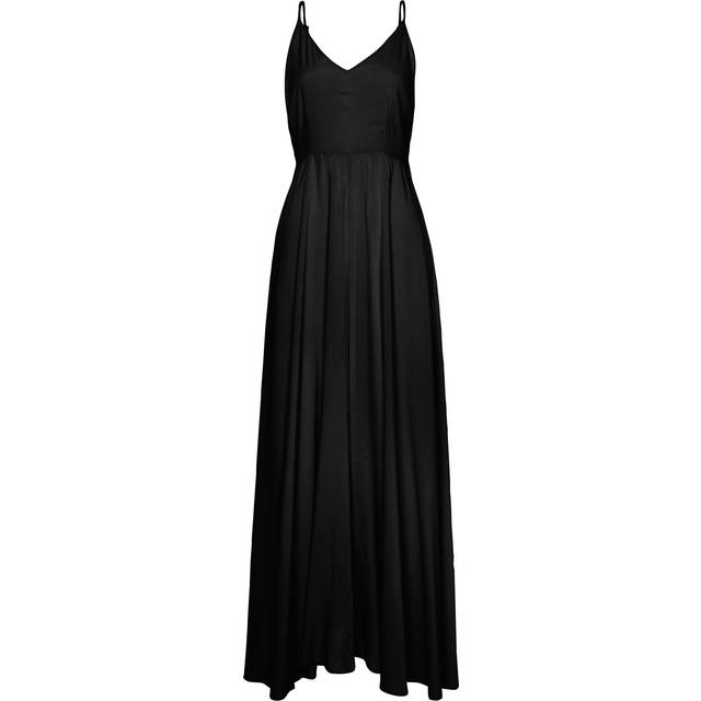 LASCANA Strappy Maxi Dress with Back Tie Detail - Black