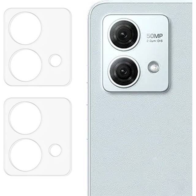 Motorola Moto G84 Skyddsglas för Kameralins - 2 St - Genomskinlig