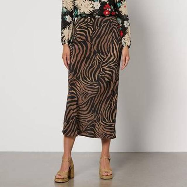 RIXO ardith - tiger patchwork black Regular / XXS/UK6 - Brown