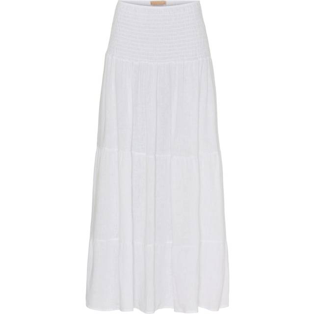 Marta Du Chateau dame nederdel 5201 - Solid White