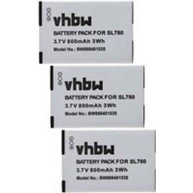 Vhbw - 3x Battery compatible with Bintec-Elmeg D141 dect Wireless Landline Phone (800mAh, 3.7 v, Li-Ion)