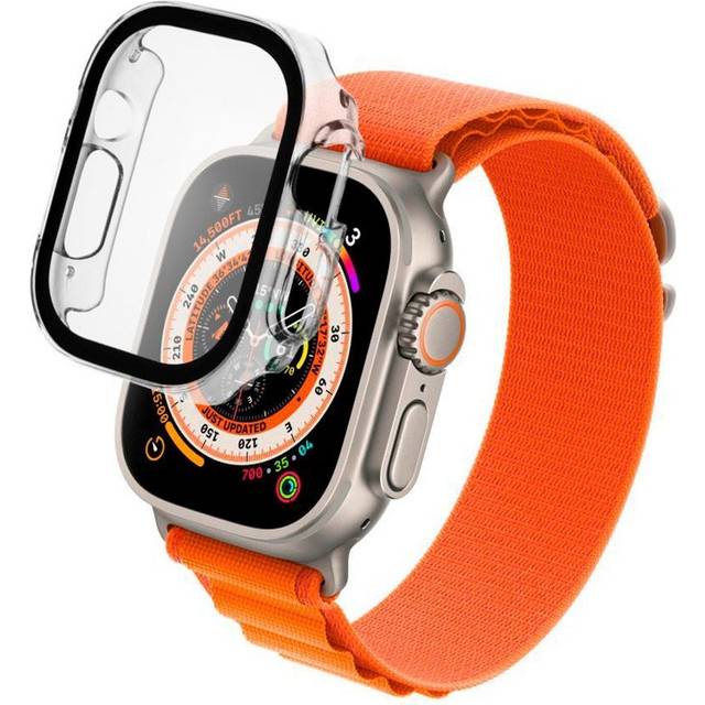 Fixed Apple Watch Ultra 1 / 2 (49mm) Pure Skal m. Skärmskydd - Transparent