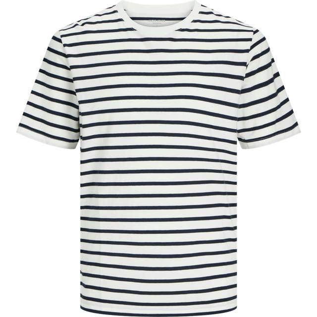 JACK & JONES T-shirt för män enfärgad rund hals t-shirt, Molndansare, L
