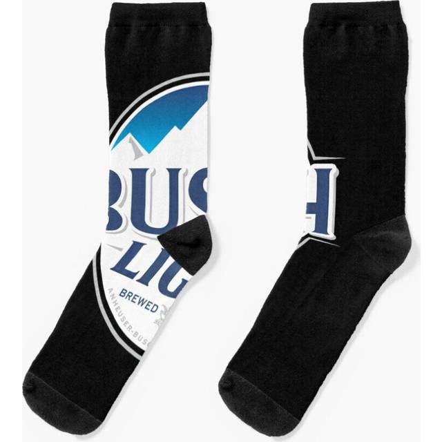 Dress Socks best seller of bush light Novelty Fancy Crazy Pattern Crew Casual for Men Women