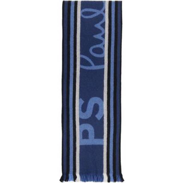 PS by Paul Smith Blue 'PS' Team Scarf - 47 BLUES - UNI