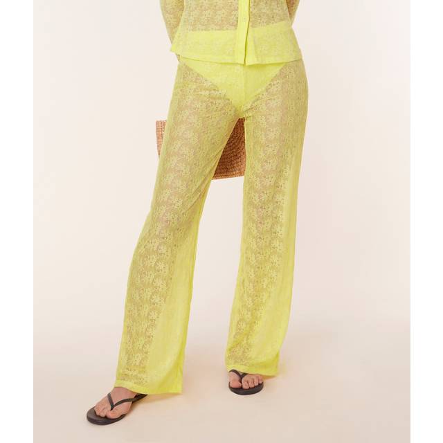 The Suva Pant - Floral Lace - Limeade - LIMEADE / M