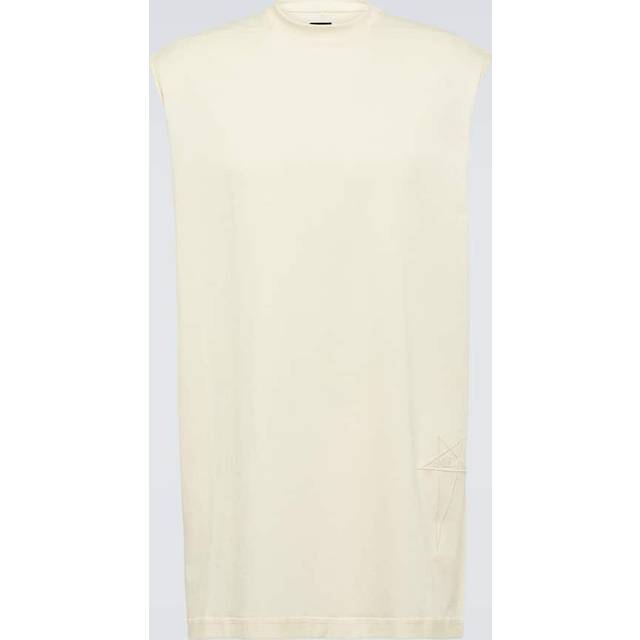 Rick Owens Tarp cotton jersey T-shirt - white (UK 40)