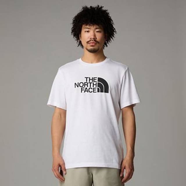 The North Face Easy Cotton Blend Regular Fit Short Sleeve Logo T-Shirt, Tnf White