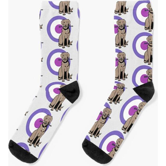 Dress Socks Lucky the Pizza Dog Novelty Fancy Crazy Pattern Crew Casual for Men Women