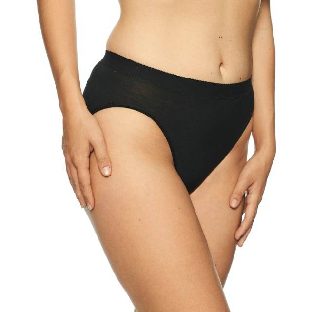 Lady Avenue Basic Bamboo Tai Brief - Black - X-Small