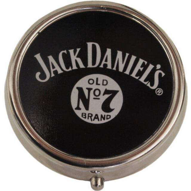 Jack Daniel's black round pocket ashtray