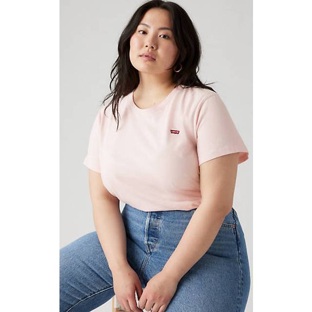 The Perfect T shirt (plusstorlek) - Röd / Potpourri - 1X