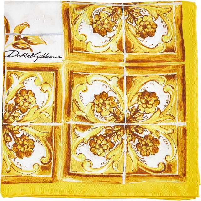 Maiolica Printed Silk Twill Scarf