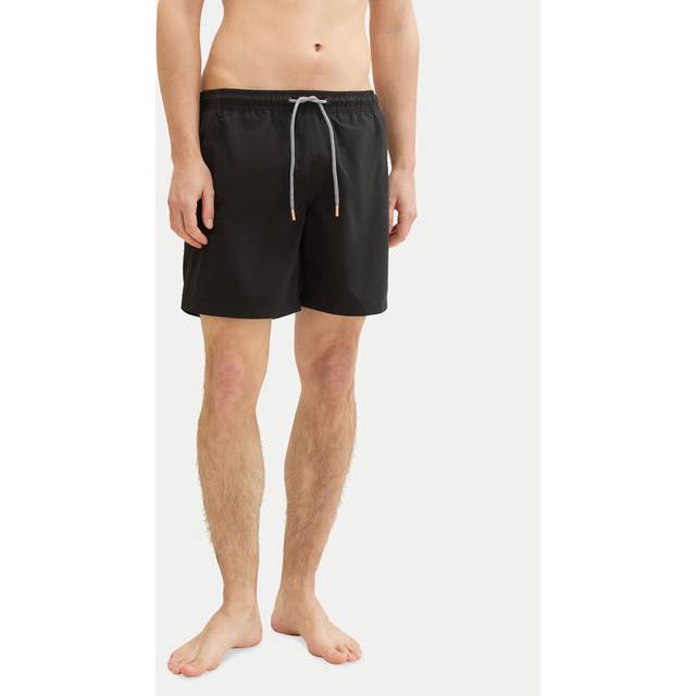 Tom Tailor Elasticated Waist Swim Shorts - Black