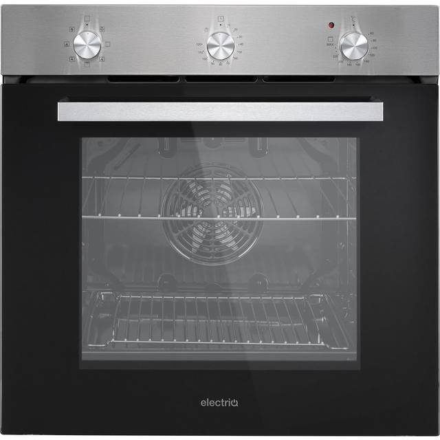 electriQ Electric Fan Assisted Oven - Stainless Steel - Stainless steel