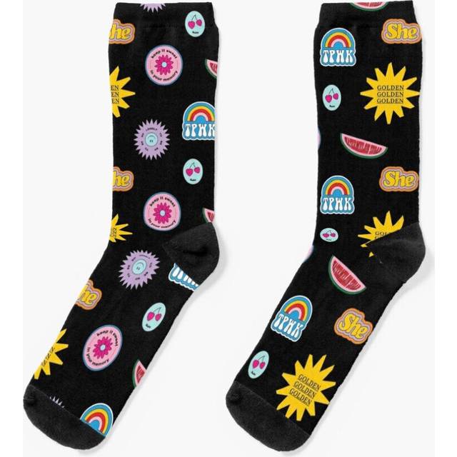 Dress Socks Harry Styles Fine Line pack Novelty Fancy Crazy Pattern Crew Casual for Men Women