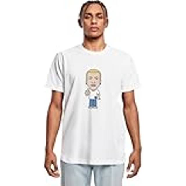 T-shirt Mister Tee Detroit Sketch - Blanc
