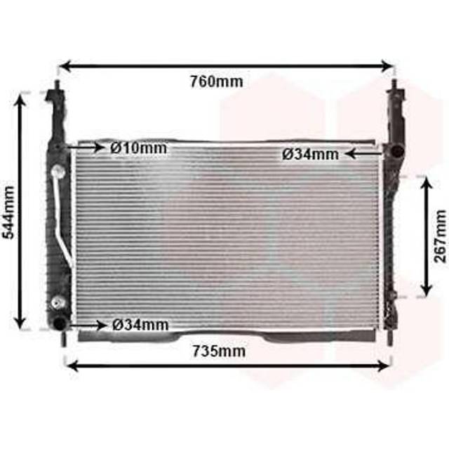 Kylare motorkylning 37002432 International Radiators