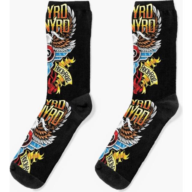 Dress Socks best lynyrd music Novelty Fancy Crazy Pattern Crew Casual for Men Women