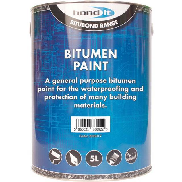 Bitubond Bitumen Paint Black 5L