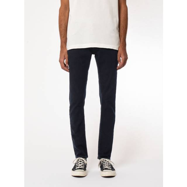 Nudie Jeans Tight Terry Rumbling Black Mid Waist Tight Fit Men's Organic Jeans W33/L36 Sustainable Denim (W33/L36)