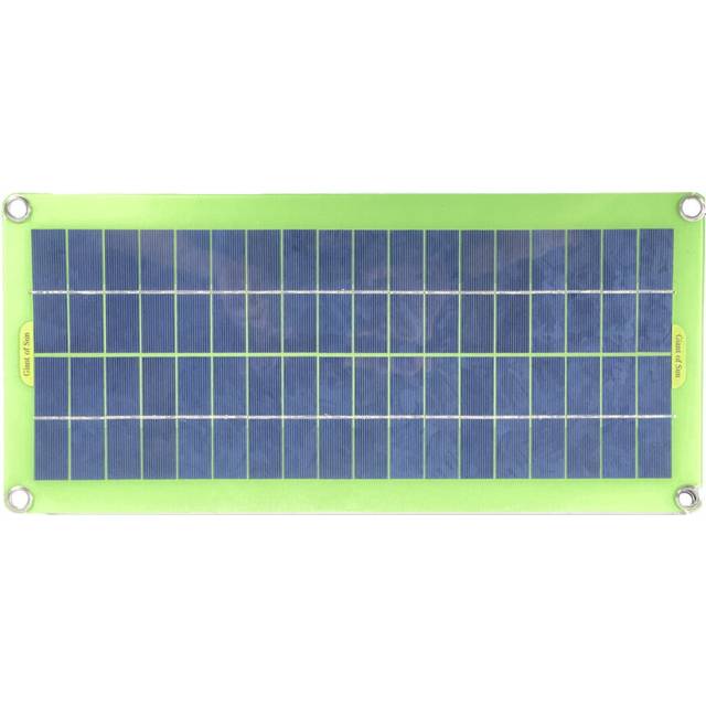 (Without Solar Controller) DC 200W 18V Solar Panel Kit Double USB Port Controller Power Bank Portable Battery Charger for Outdoor Camping Travel