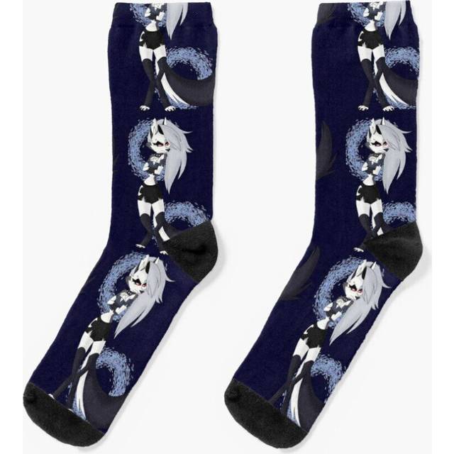 Dress Socks Loona from Helluva Boss Novelty Fancy Crazy Pattern Crew Casual for Men Women