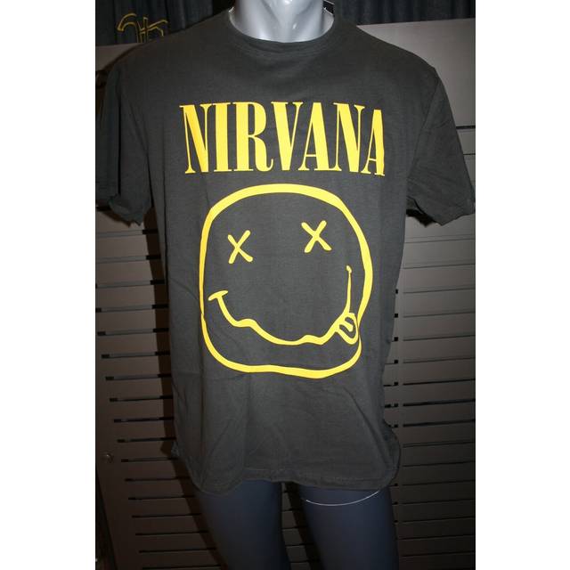 Nirvana Smiley Face T Shirt
