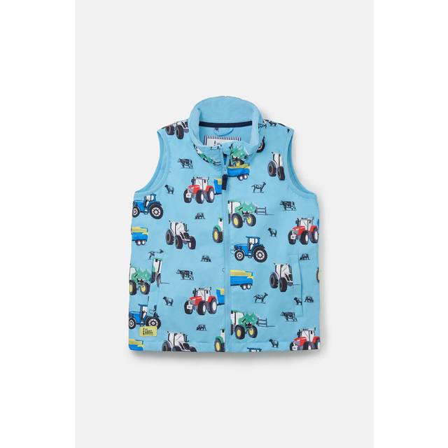 Alex Waterproof Breathable Gilet - Blue - 6-7 Years