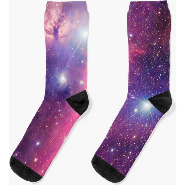 Dress Socks Purple Novelty Fancy Crazy Pattern Crew Casual for Men Women