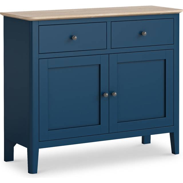 Penrose Small Sideboard Cabinet for Living Room | Navy / Coconut White