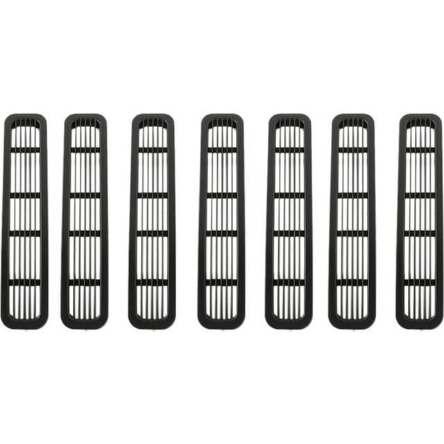 Clip-on Grill Front Mesh Grille Inserts for Wrangler TJ & Unlimited 1997-2006