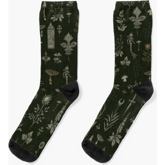 Dress Socks Forest and Field Guardian Novelty Fancy Crazy Pattern Crew Casual for Men Women