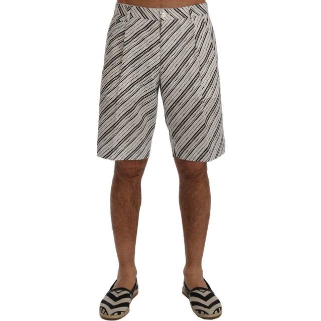 Dolce & Gabbana, Casual Shorts, male, Multicolor, XS, Striped Casual Shorts