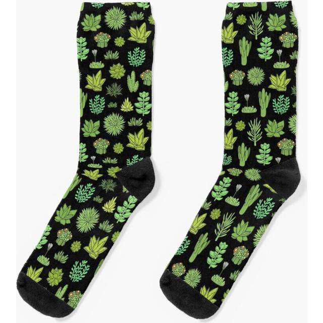 Dress Socks Succulents and cactus. For cacti plant lover Novelty Fancy Crazy Pattern Crew Casual for Men Women