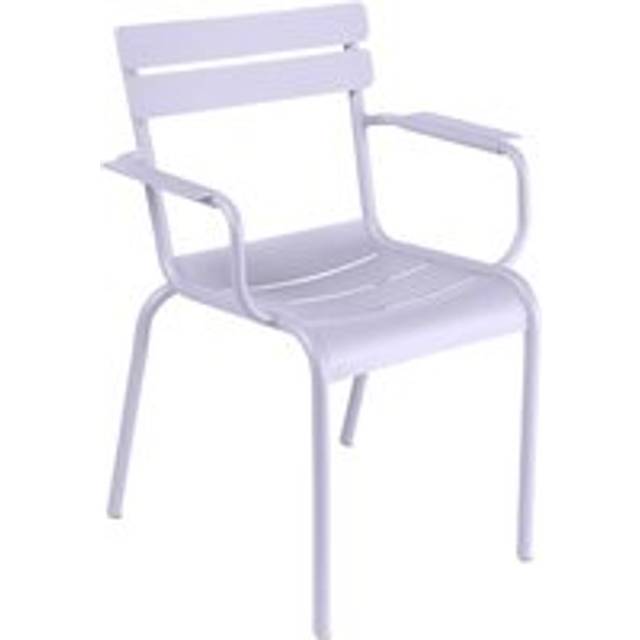 Fermob - Fauteuil empilable Luxembourg - Violet - Aluminium - Designer Frédéric Sofia