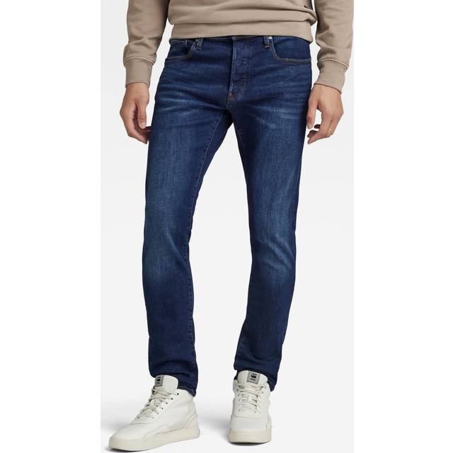 G-Star for man. 51001-C296-B843 Jeans 3301 Slim blue (24/30), Casual, Cotton, Denim