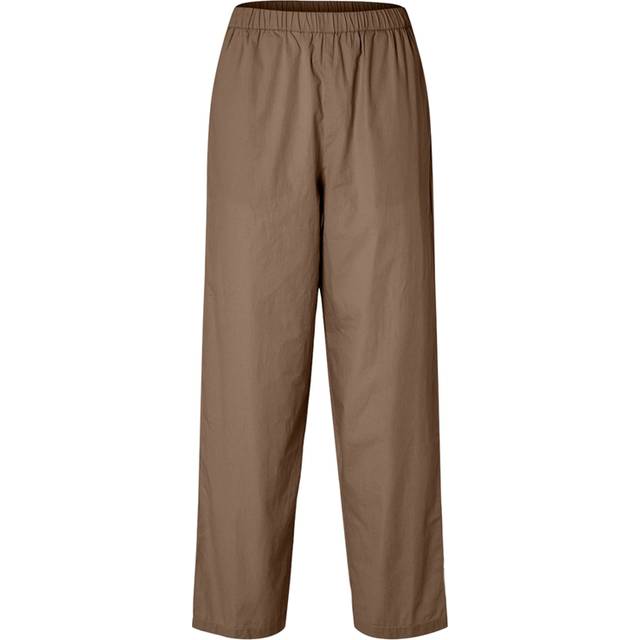 Cotton High Waisted Trousers